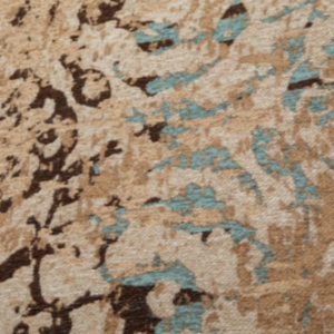 Jacquard-woven carpet containing 5 colors