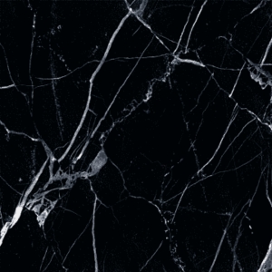 Glossy black Marquinia marble