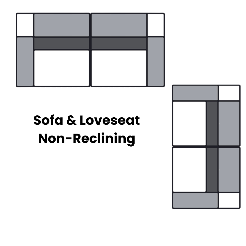 Sofa & Loveseat -Non-Reclining