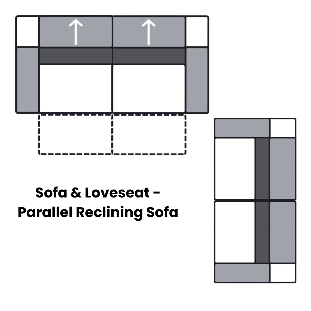 Sofa & Loveseat - Parallel Reclining Sofa