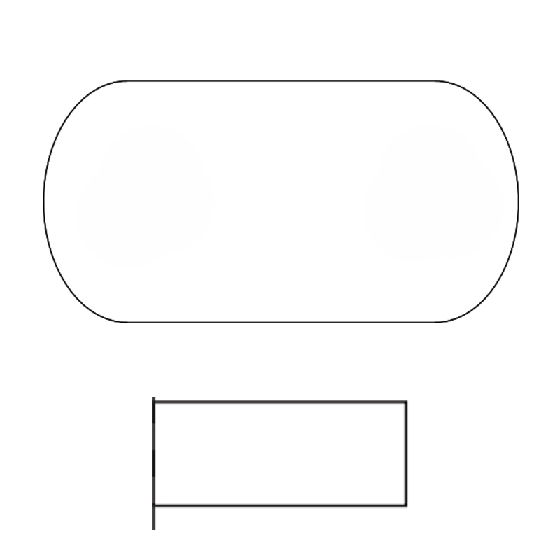 Rounded regular edge