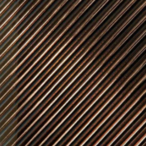 Ribbed Bronze Glass